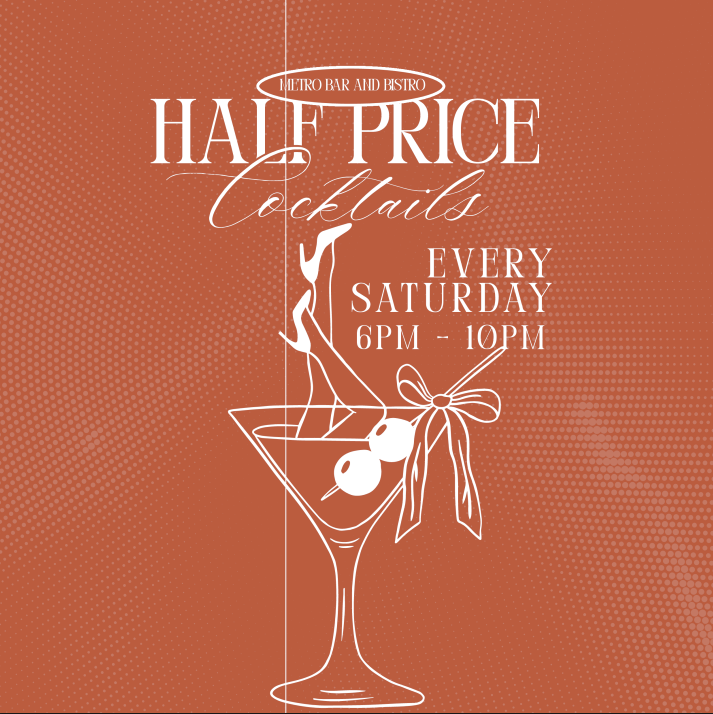 SATURDAY NIGHT IS COCKTAIL NIGHT